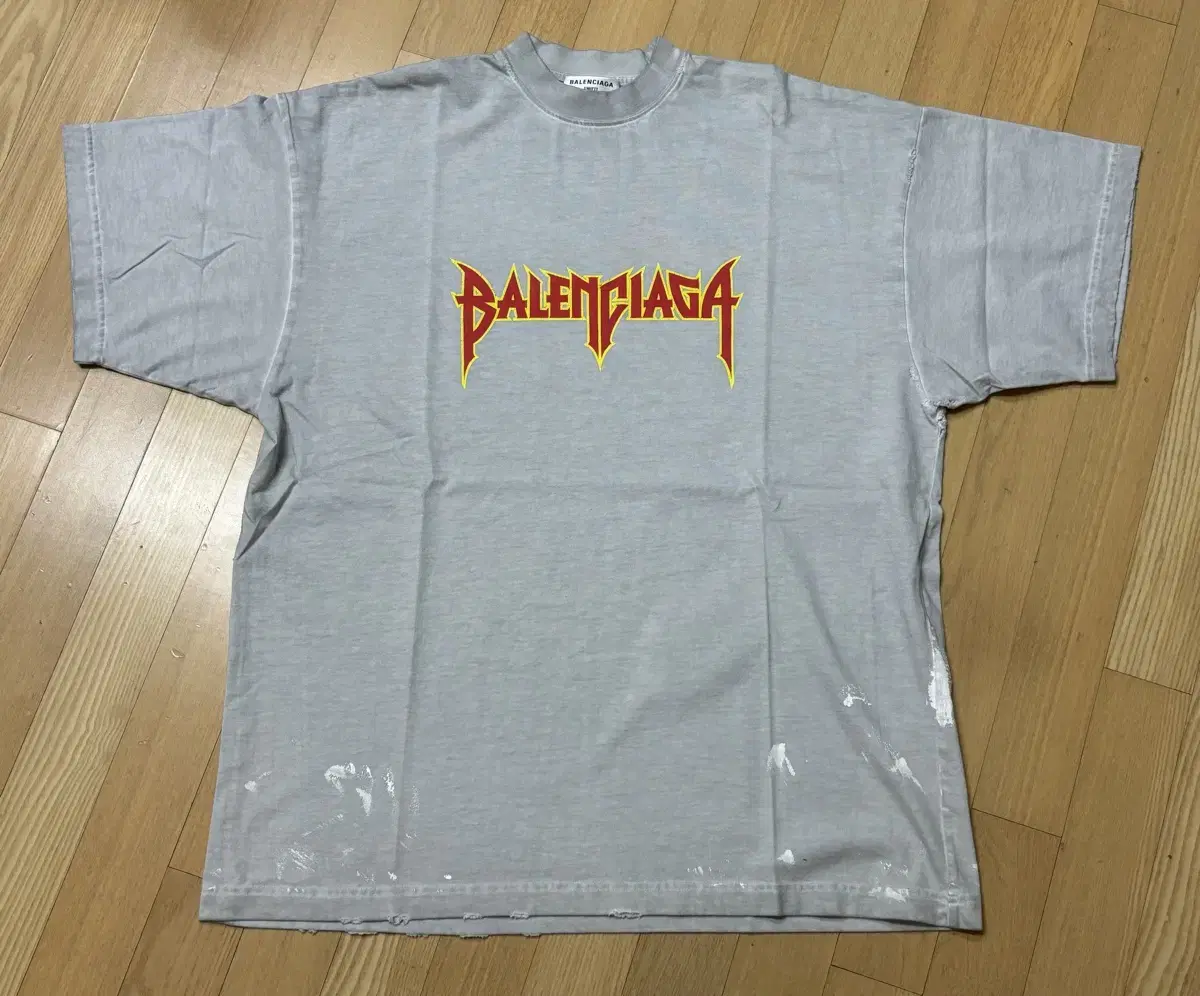 Balenciaga 22SS Metallic T-shirt 1