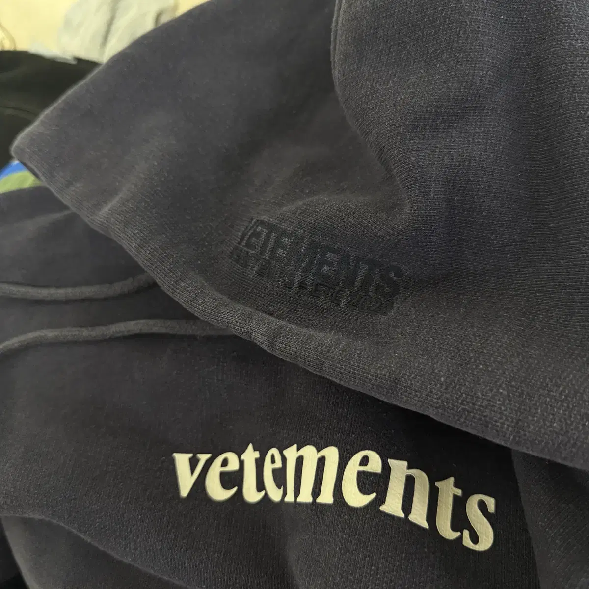 베트멍 VETEMENTS 후드 판매 M