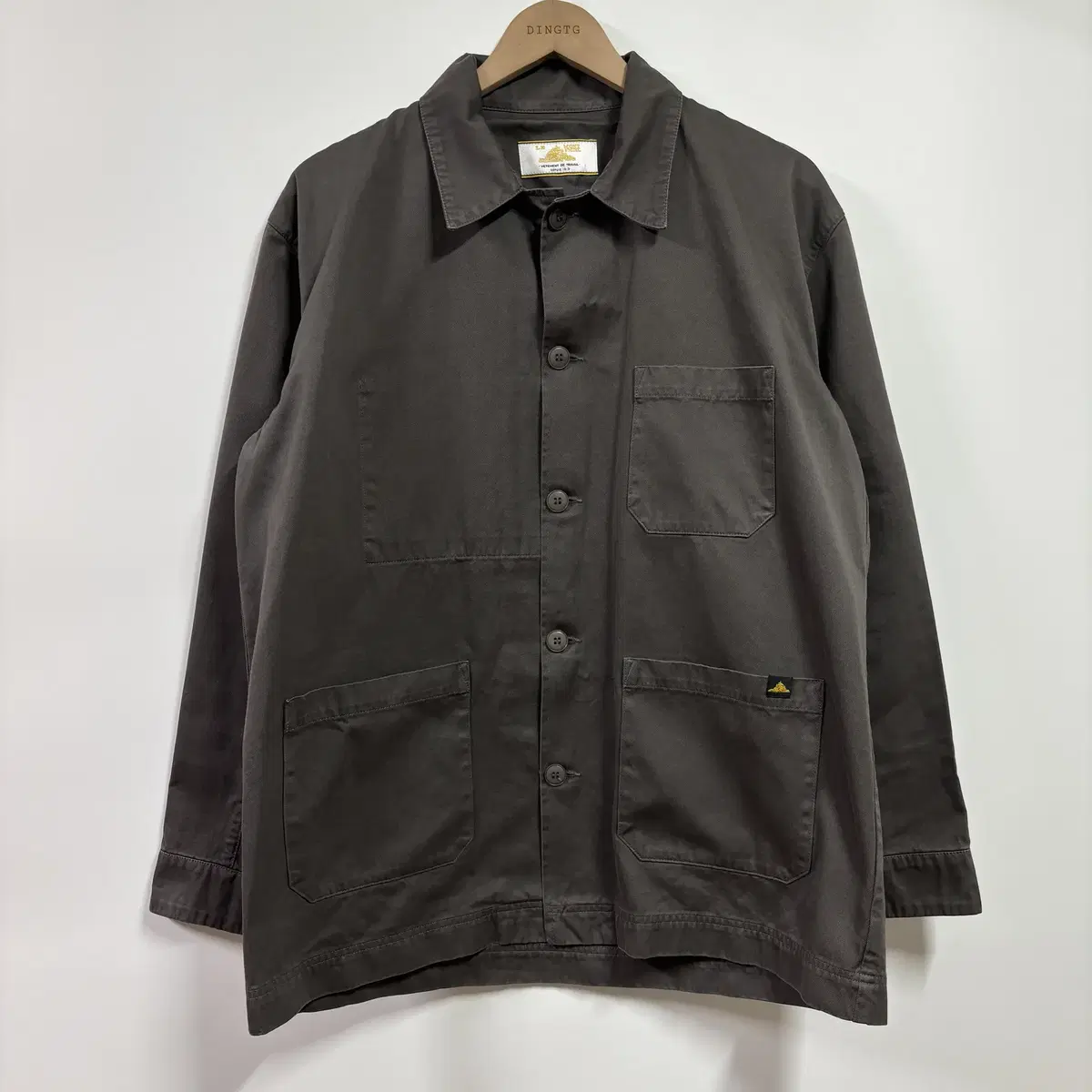 [M] Le Mont Saint-Michel French Work Jacket Gray