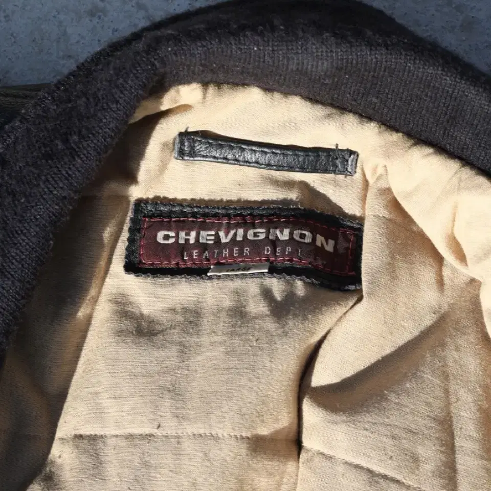 chevignon 80s aviator jacket