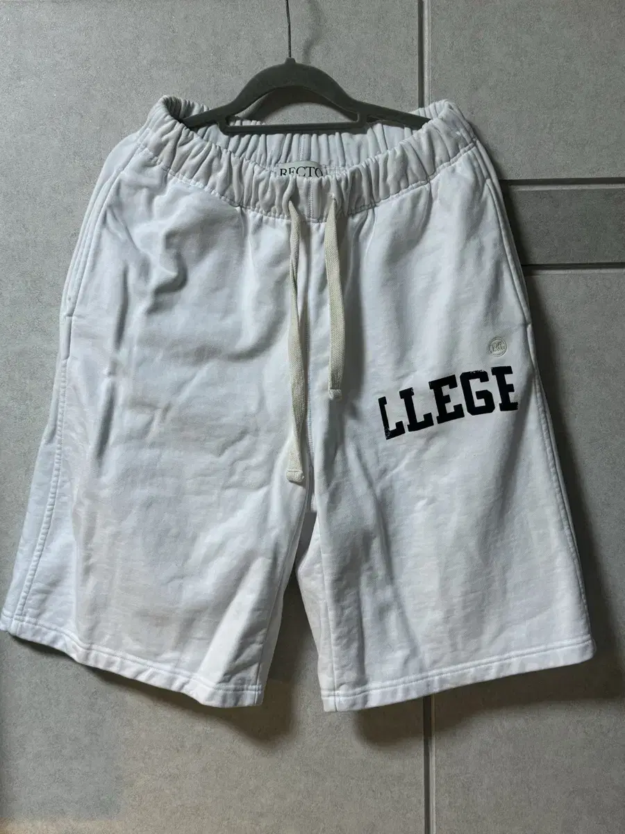 Recto Recto Llege White Essential Short Pants M