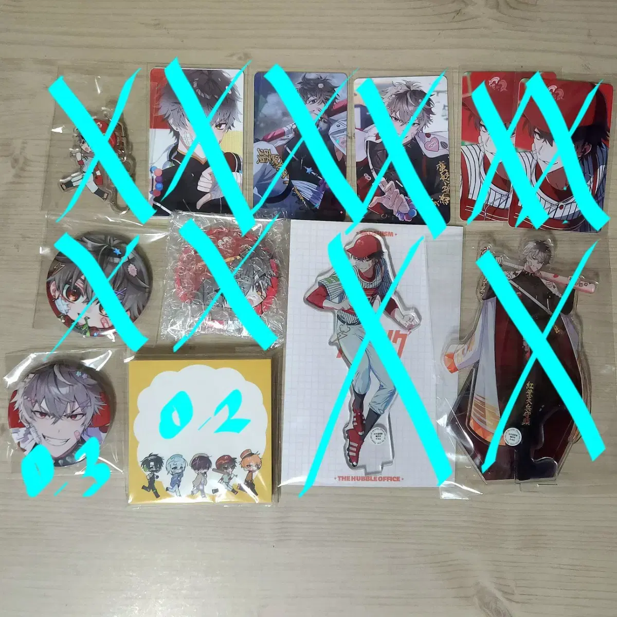 Skoshism Koyo tempest Goods photocard keyring Acrylic Stand Pinbutton Mochime WTS