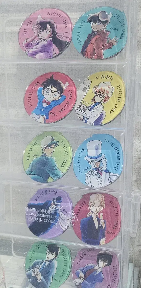 detectiveconan original acrylic magnet sell shinran heka gokudokid black organization