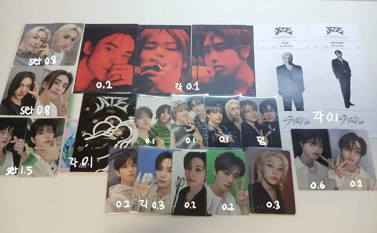 skz ate chickaboom albumcomponents postcard sticker pack receipt alpo yes24 aladin