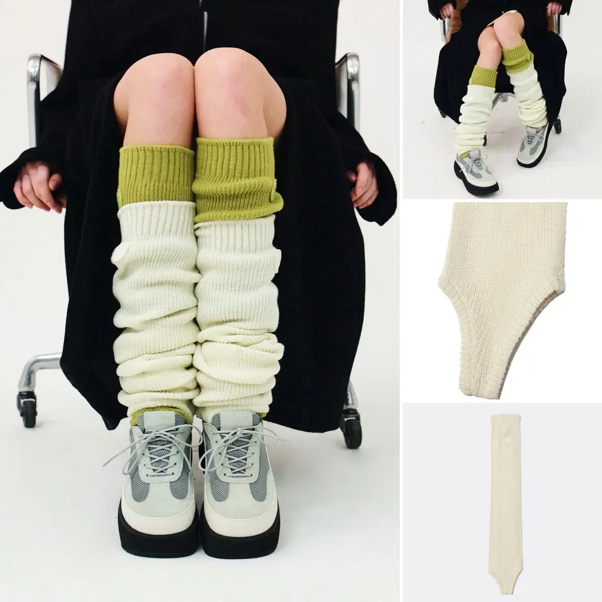 The open product Ribbed Leg Warmer