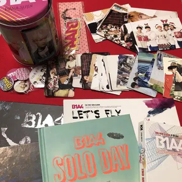 B1A4 굿즈 묶음 판매 트레이딩 카드 사진 가방