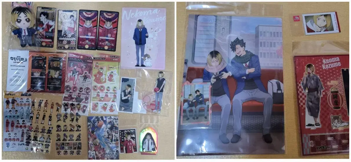 Haikyuu Kenma acrylics, Kenma sticker and other kenma goods, kuro goods in bulk