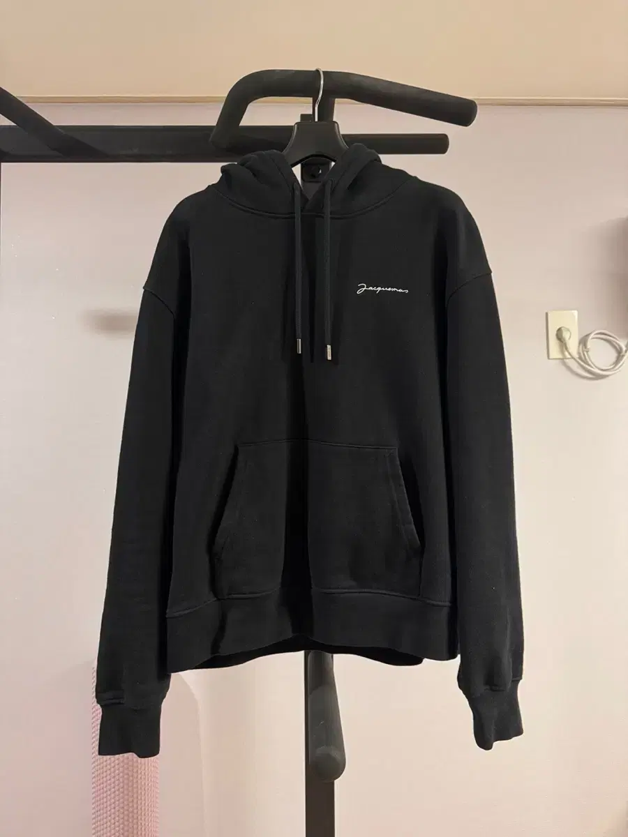 Jacquemus hoodie black size L I sell it