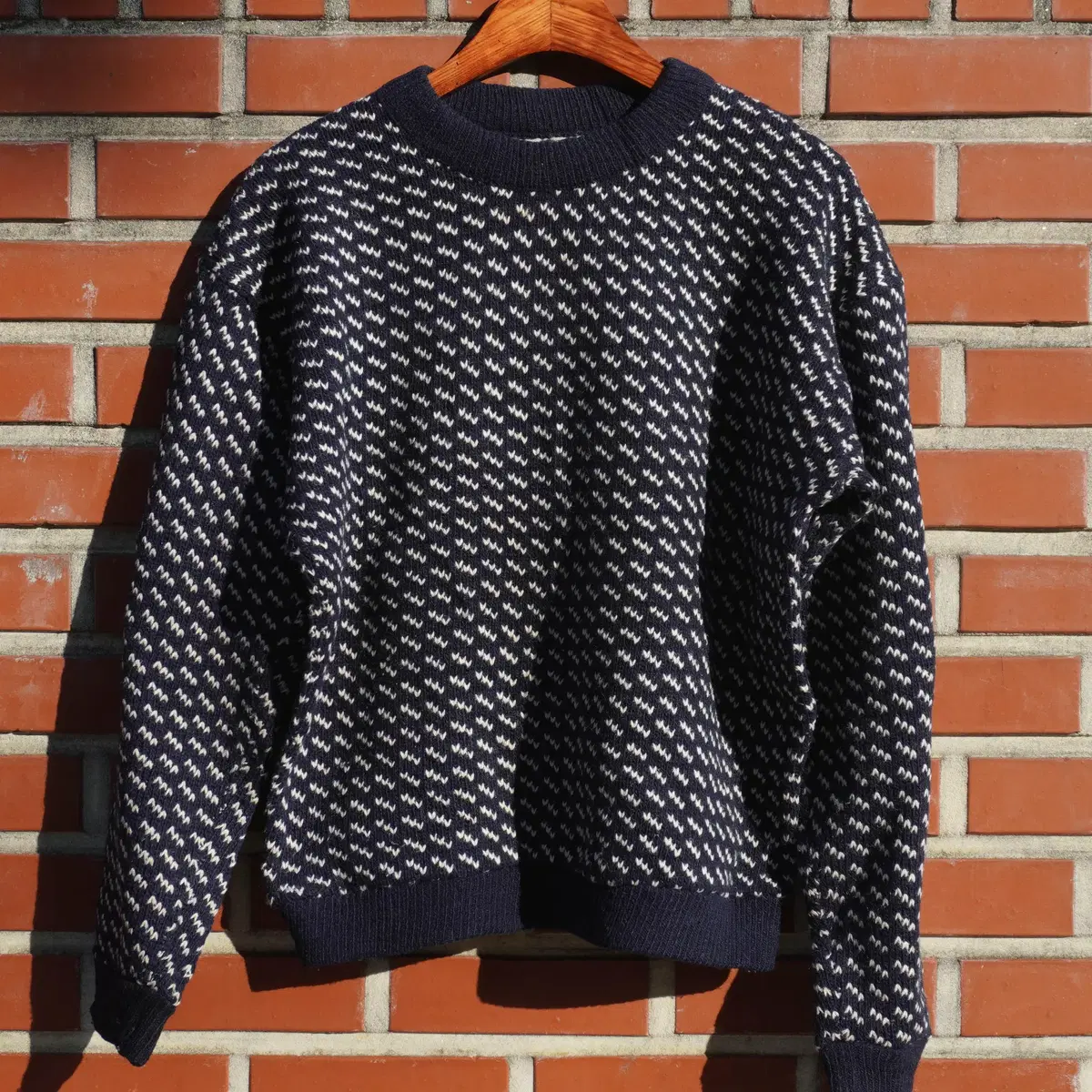 80s LLBean fisherman sweater 피셔맨 스웨터