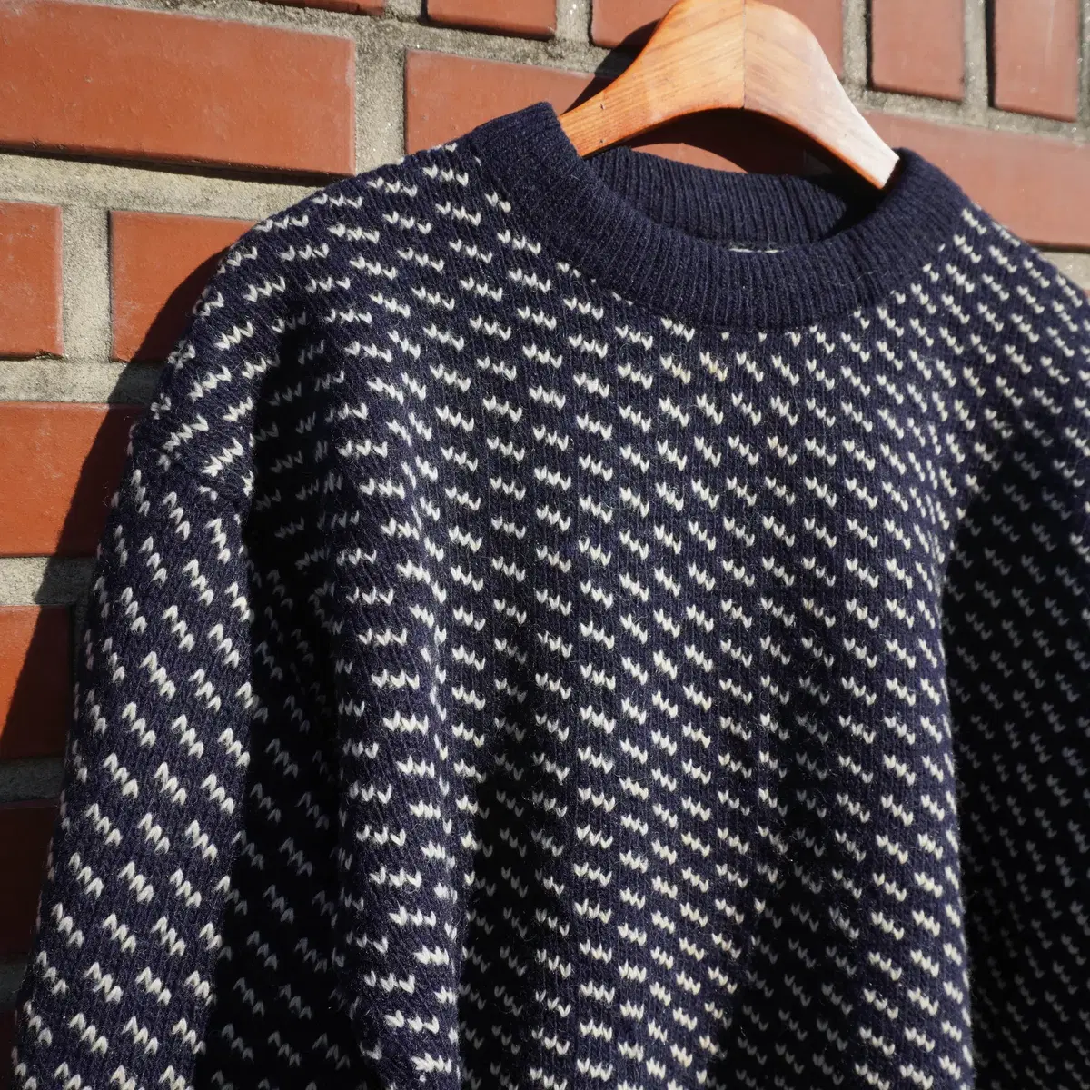 80s LLBean fisherman sweater 피셔맨 스웨터