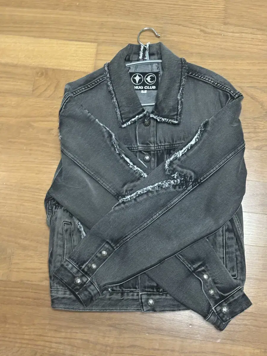 FrogClub Tribal Black Jeans Jacket M