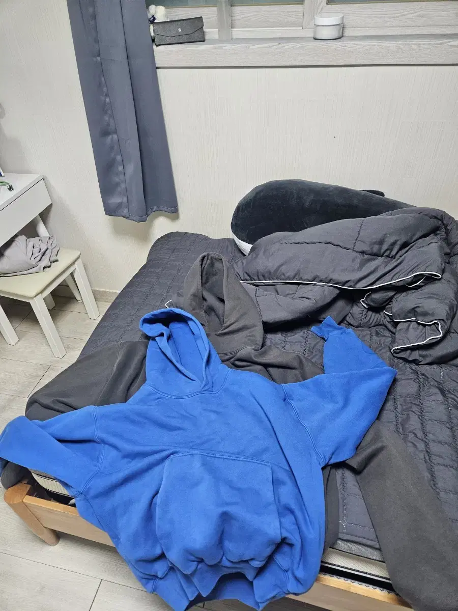 Yeezy Gap Hoodie Blue 이지갭 퍼팩트 후디 M