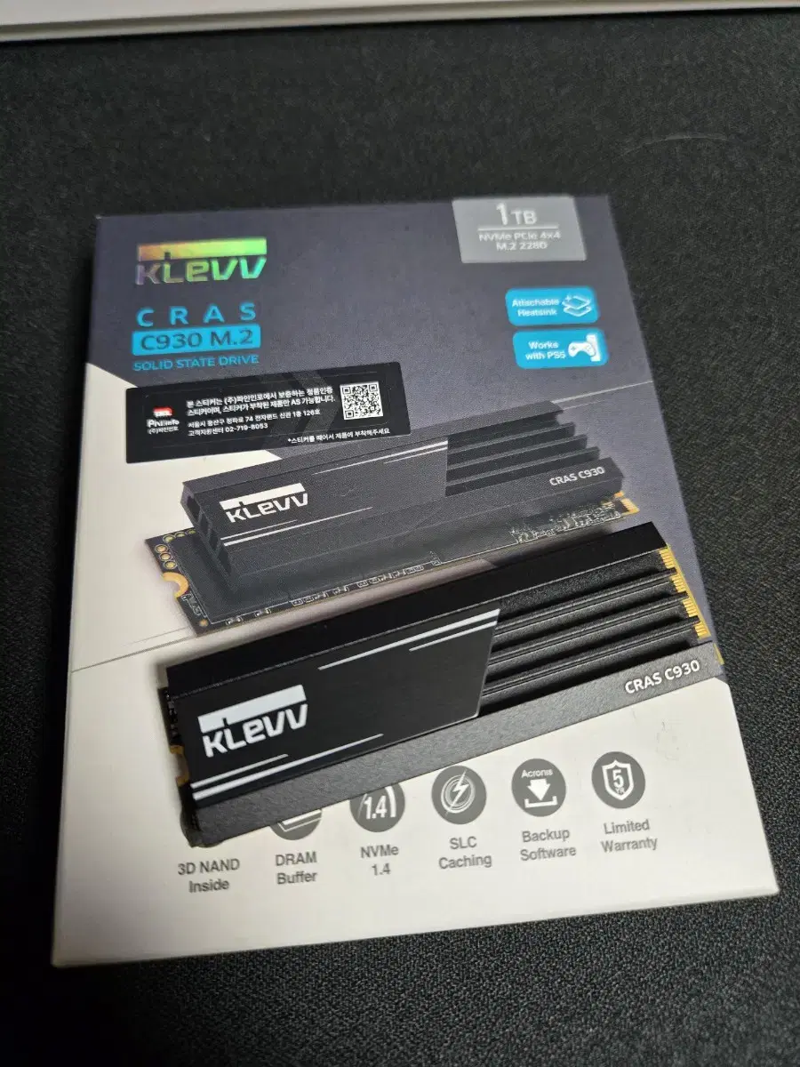 Essencore KLEVV CRAS C930 1TB PCIe M.2 NVMe