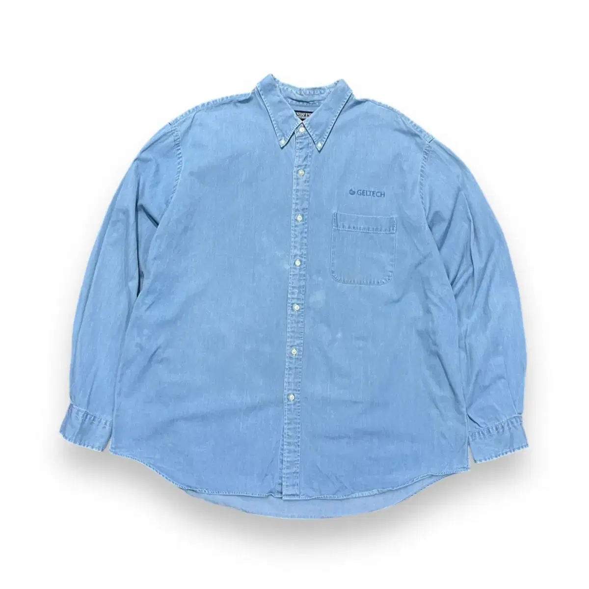 Land's End Light Blue Denim Shirt