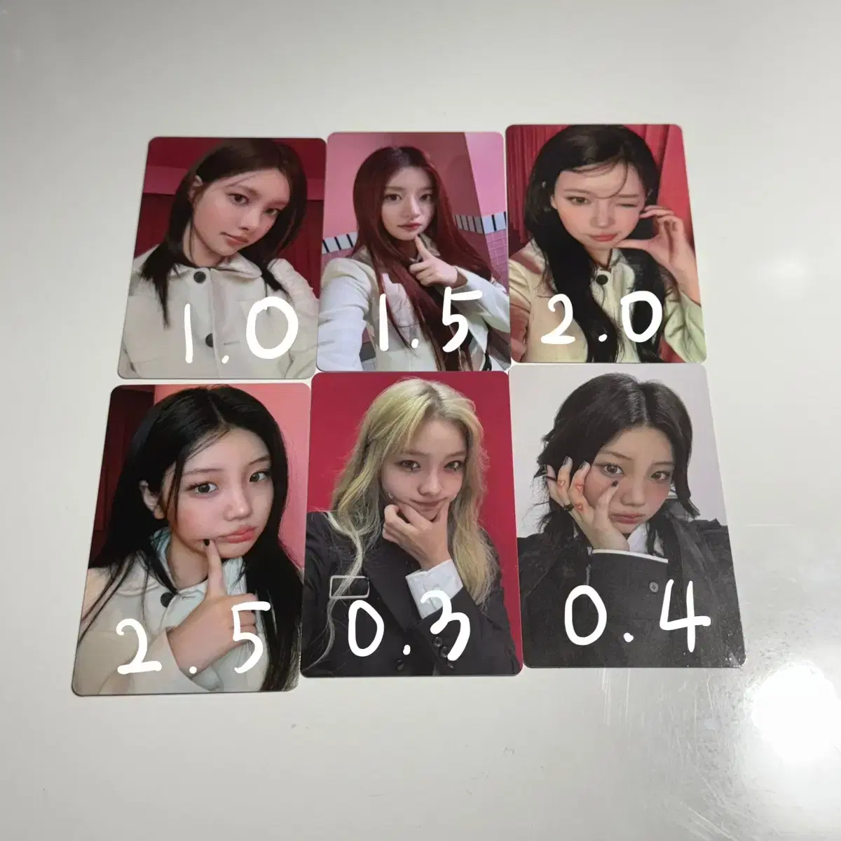 Eyelet photocard yoona min mocha wonhee iroha unreleased photocard katak youtube sign postcard