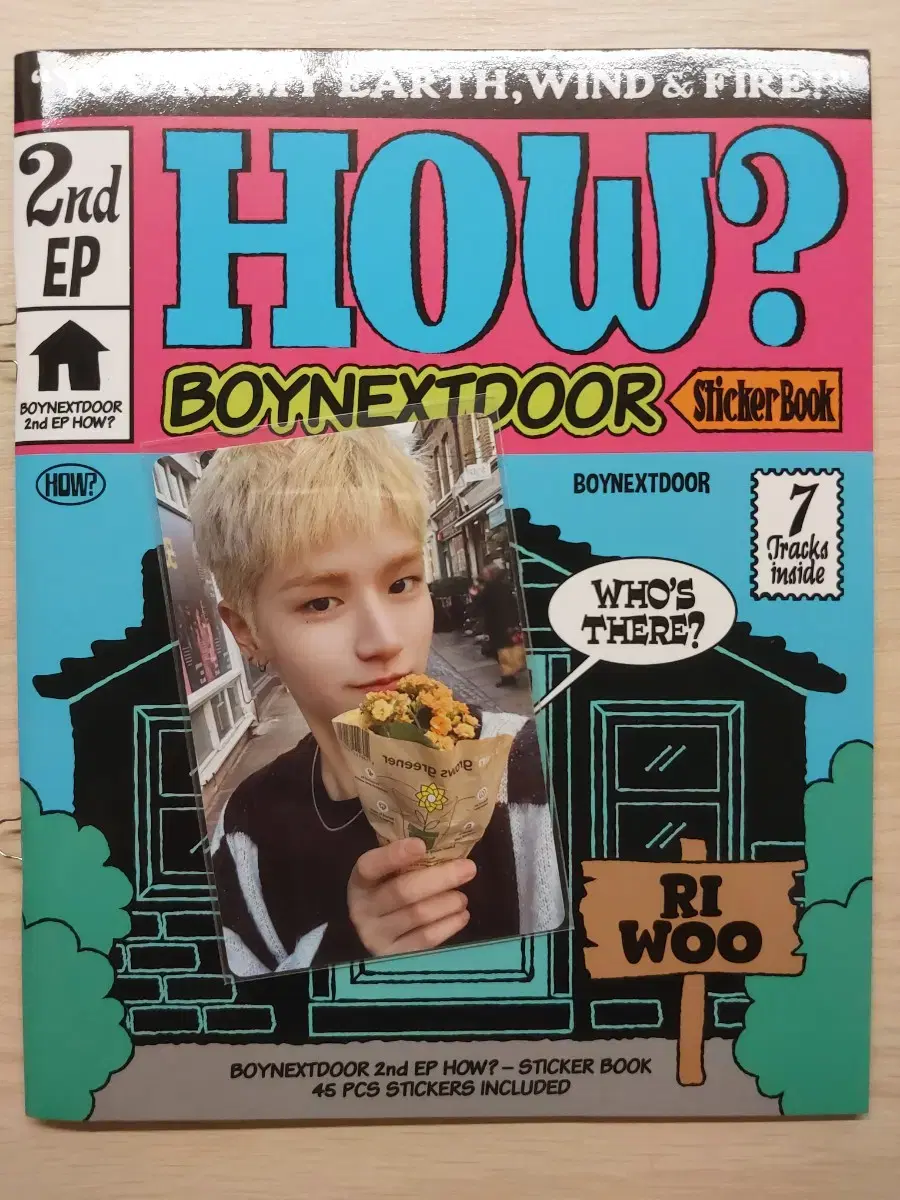 boynextdoor HOW sticker version album photocard riwoo