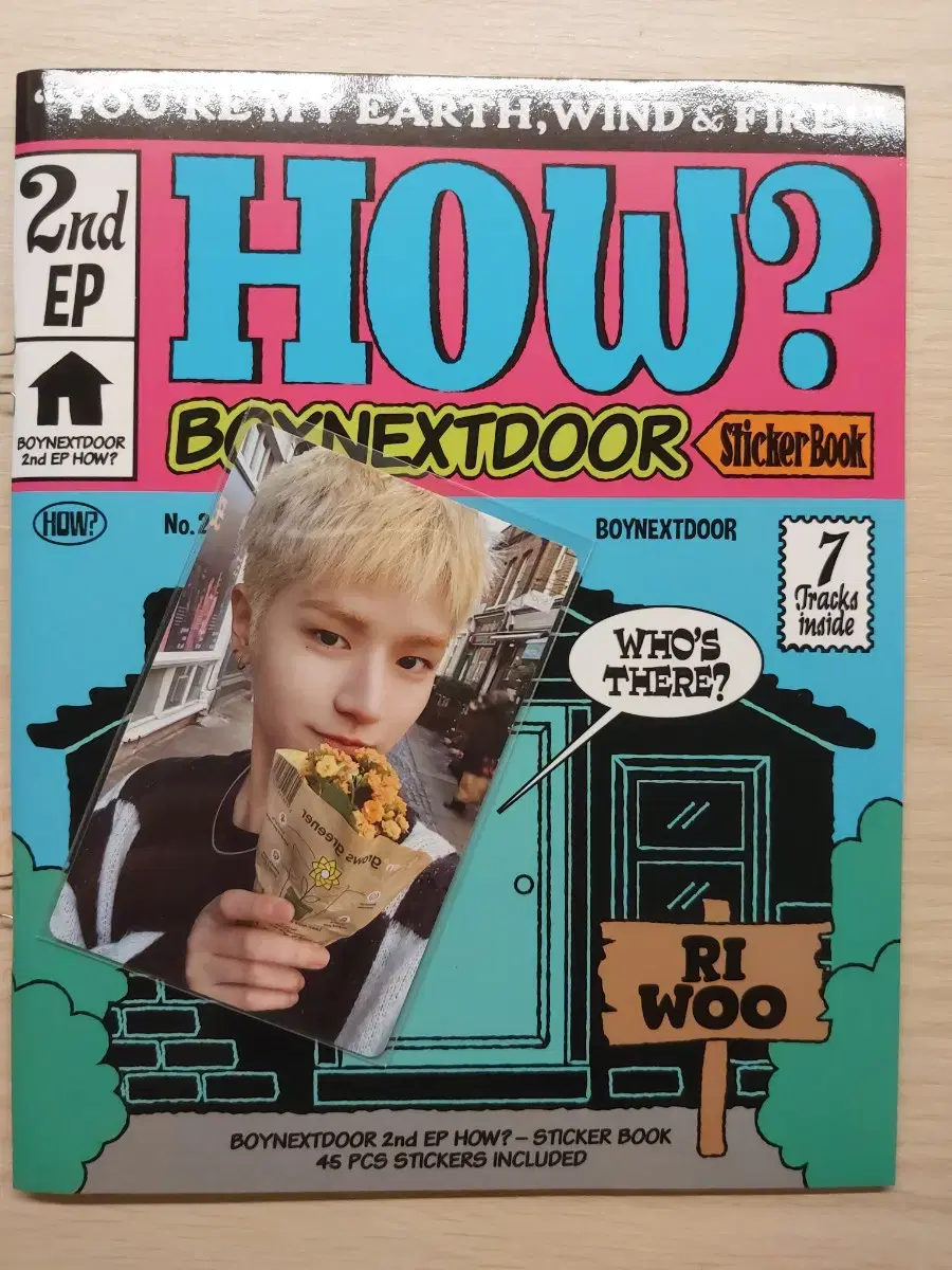 boynextdoor HOW sticker version album photocard riwoo