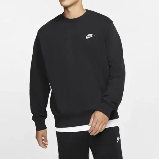 New Arrivals Nike Club French Terry Crew Sweatshirt Man to Man BV2667 010