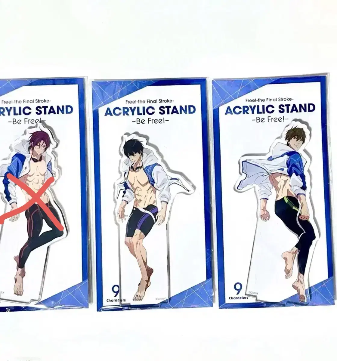 (Unsealed) Free Final Stroke Acrylic - Haruka,Rin,Makoto,Ikuya