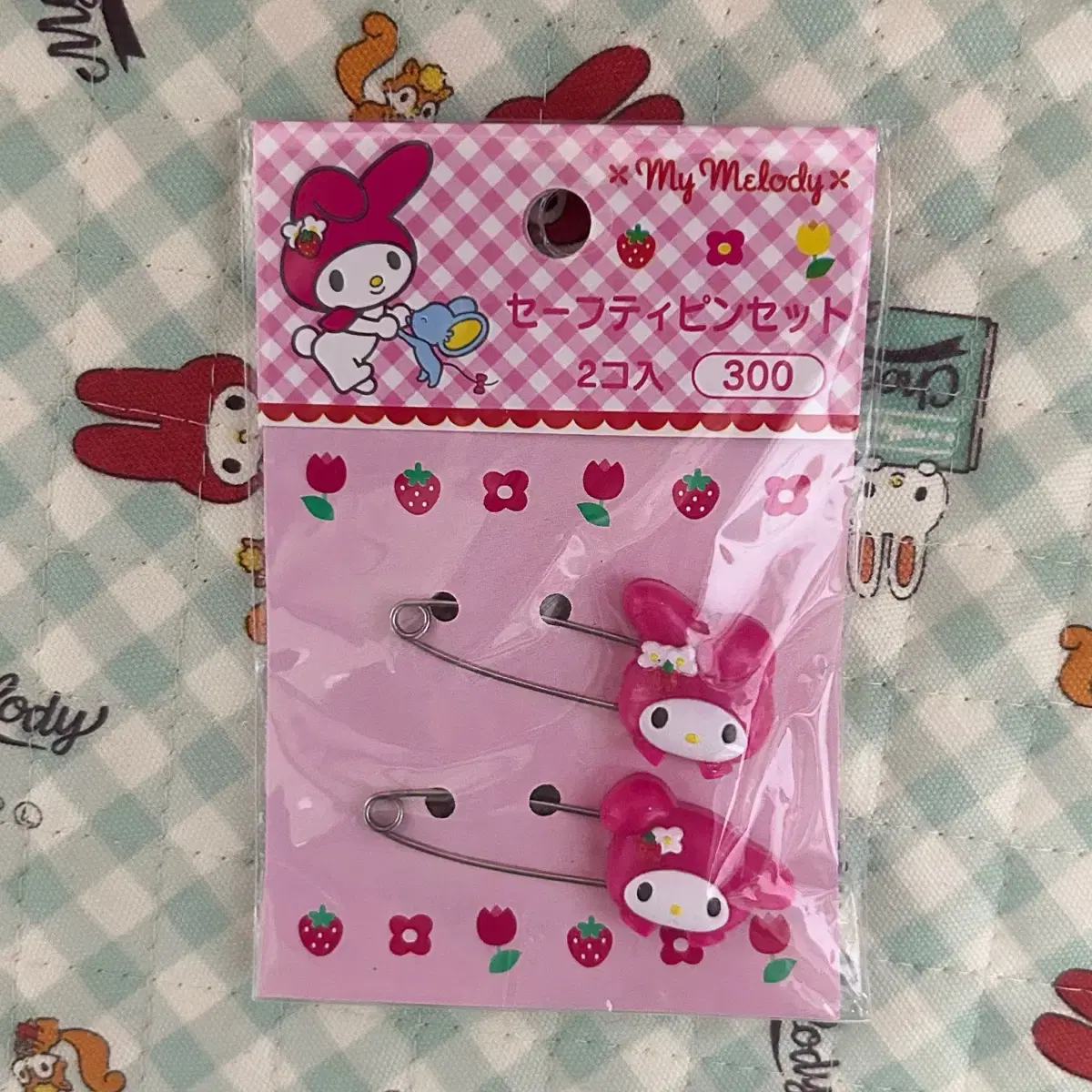 (Unsealed) Classic My Melody '99 Clips Clothespins Miscellaneous Sanrio