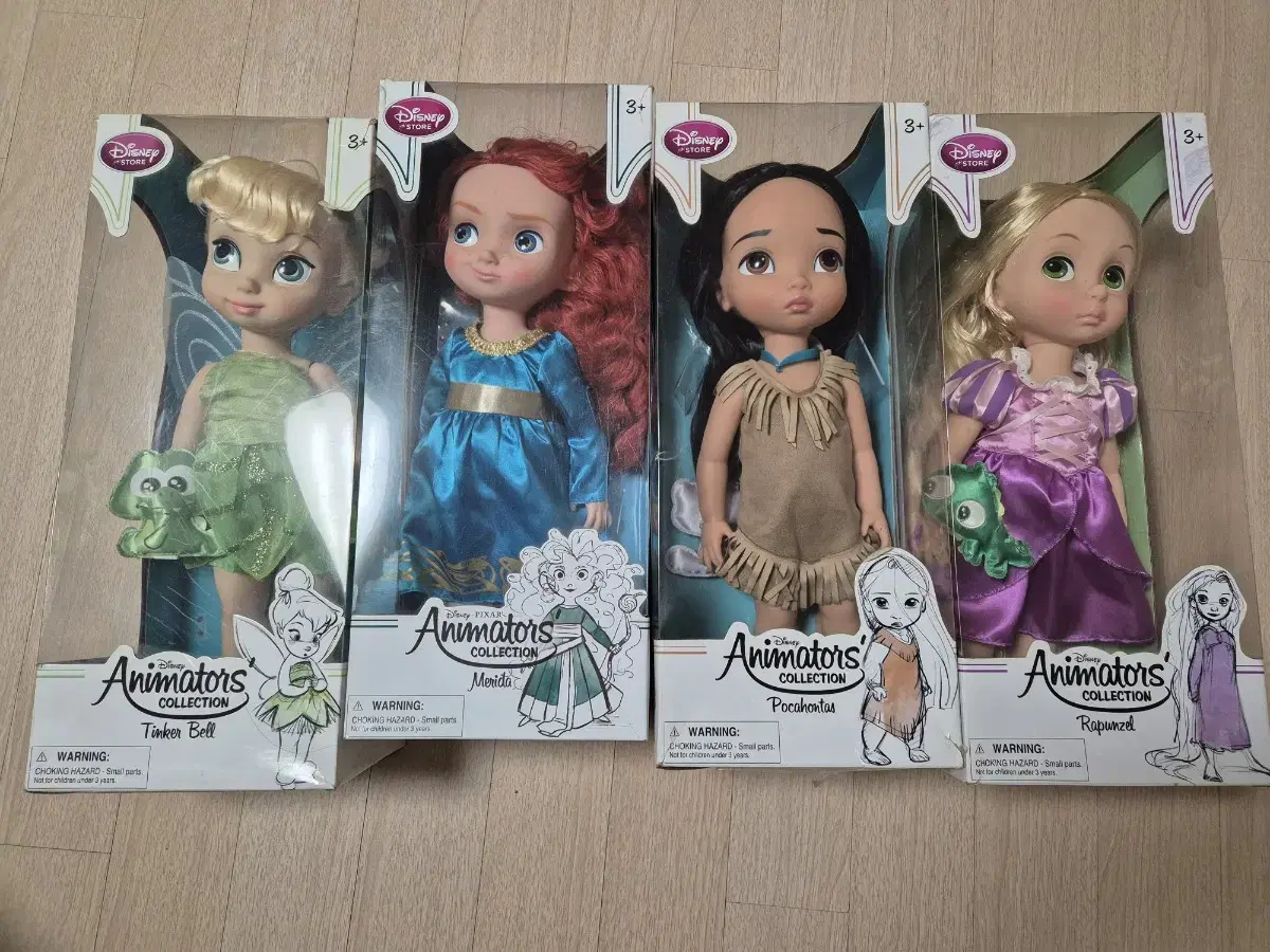 Disney Babydolls (Tinker Bell, Merida, Pocahontas, Rapunzel) in bulk