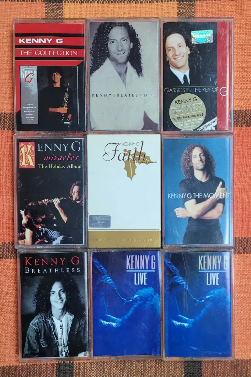 케니 지(KENNY G) 카세트테이프 모음