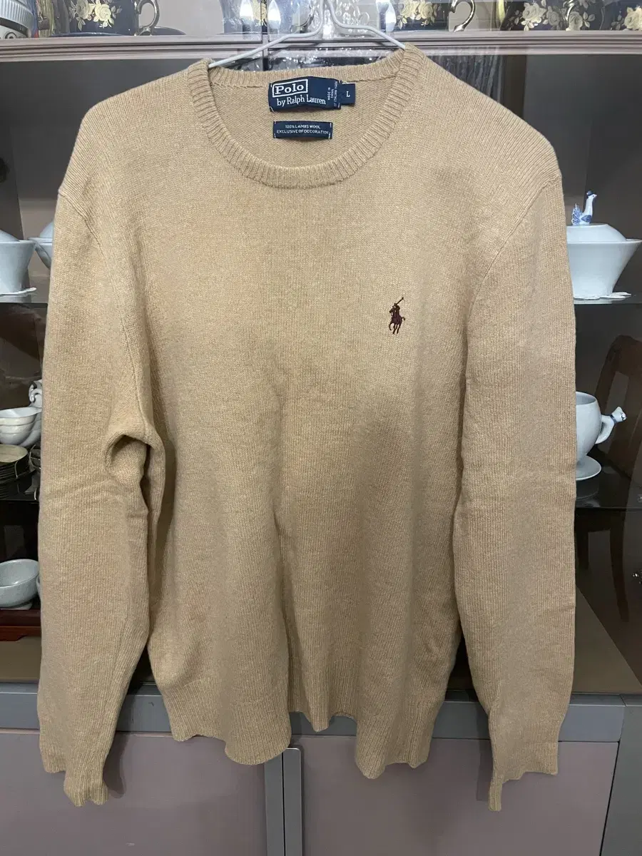 Polo Lambswool Elbow Patch Knit