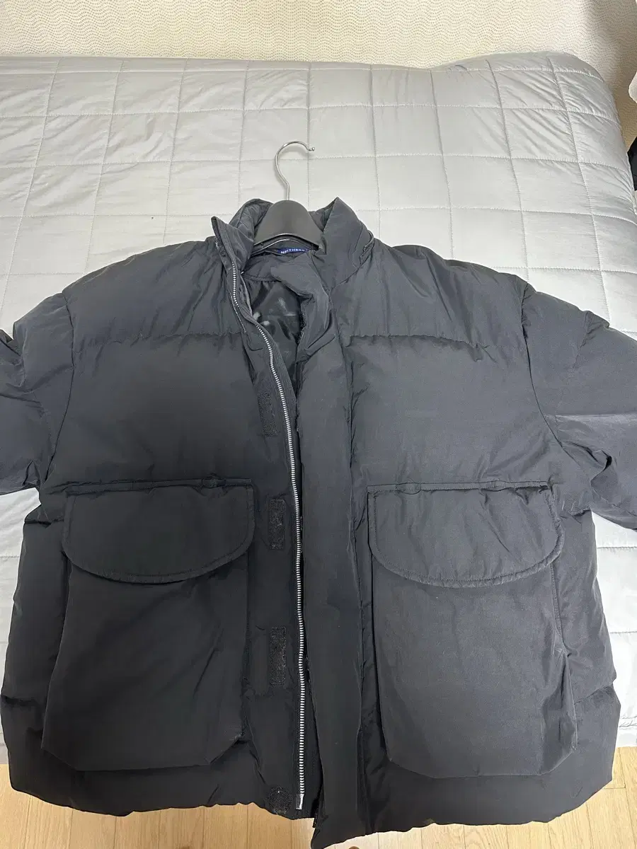 Naders Goose Down Puffer Black Size 3