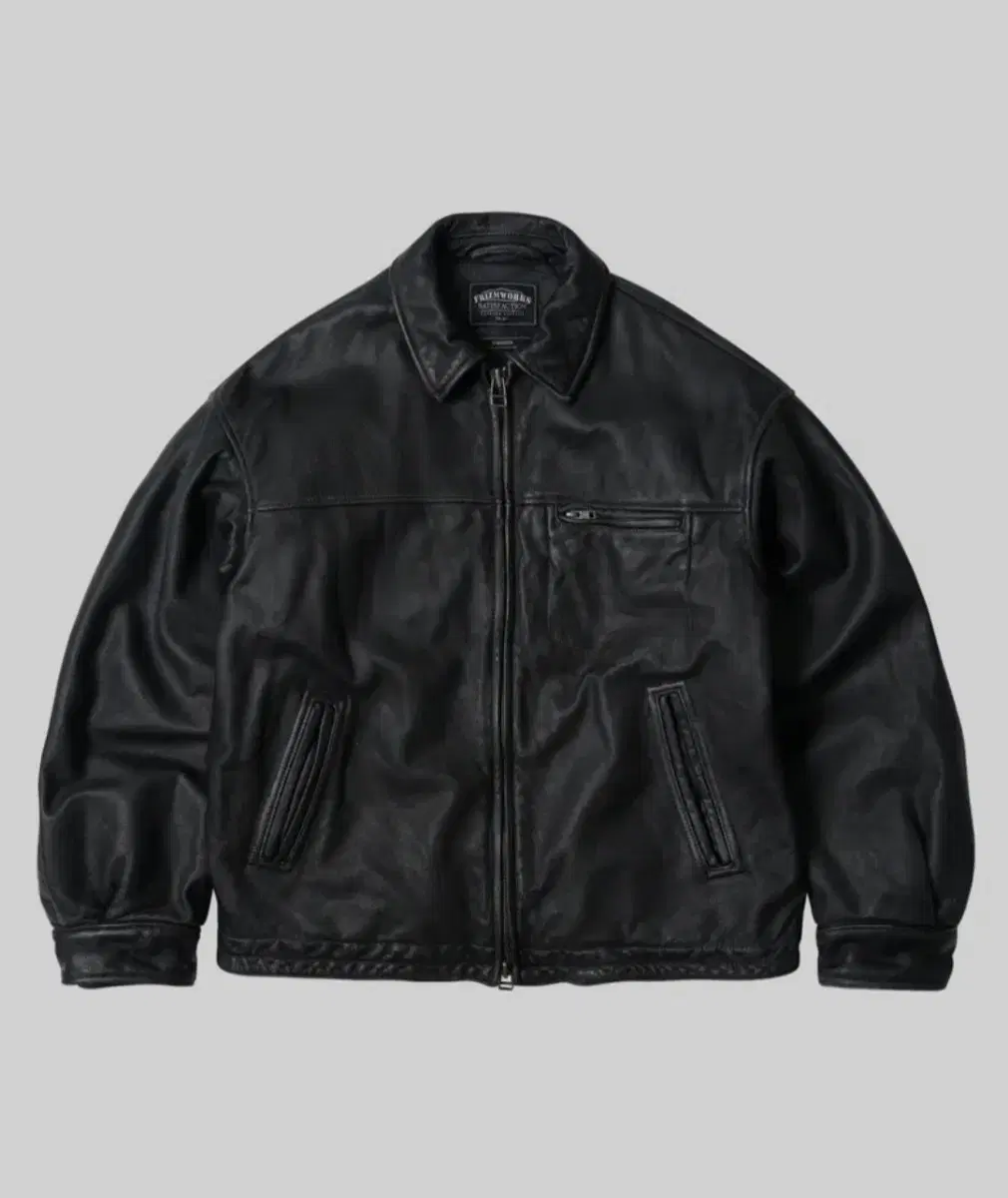 Prismworks Detroit Leather Jacket Cowhide Black