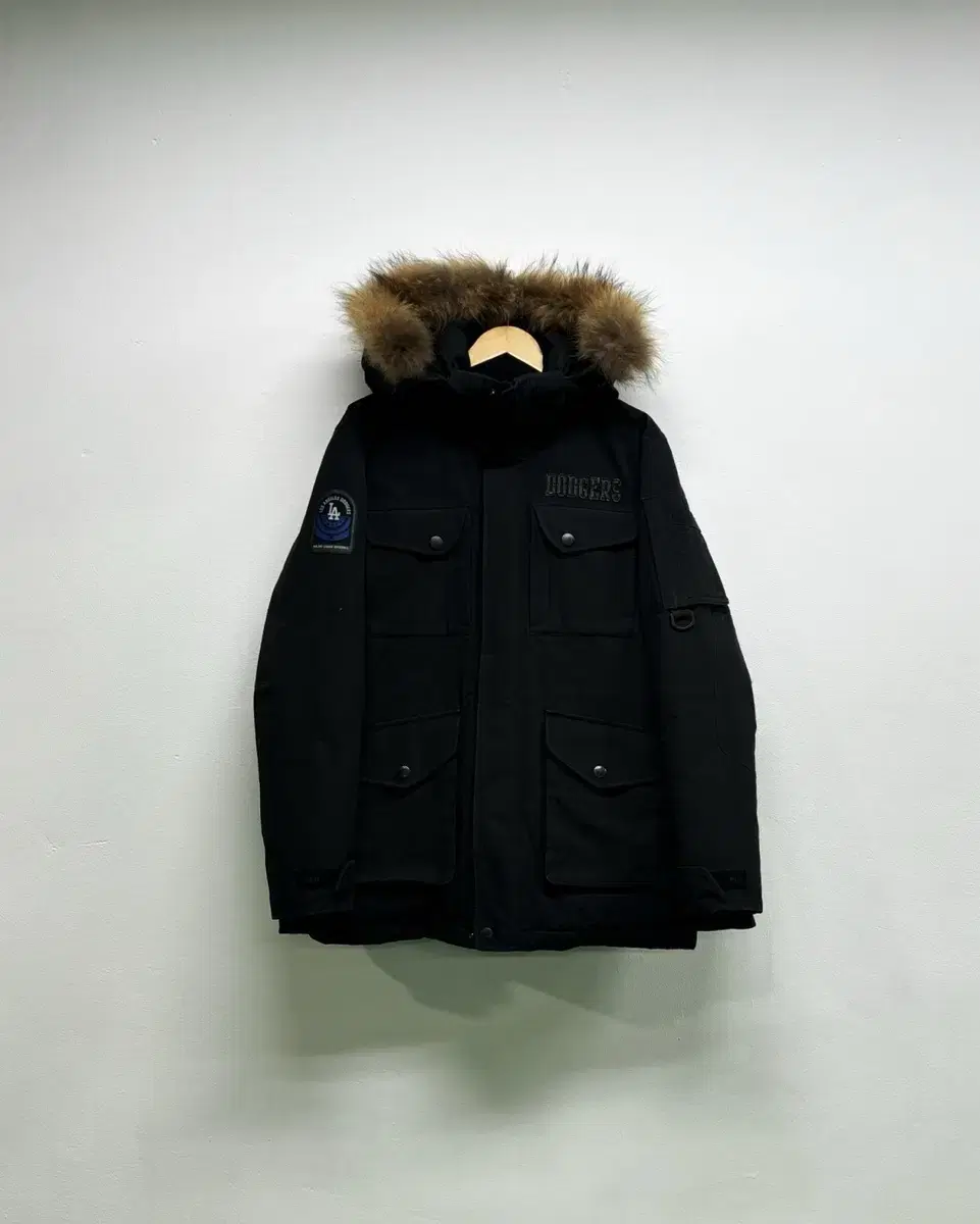 MLB Duck Down Long Puffer Jacket L