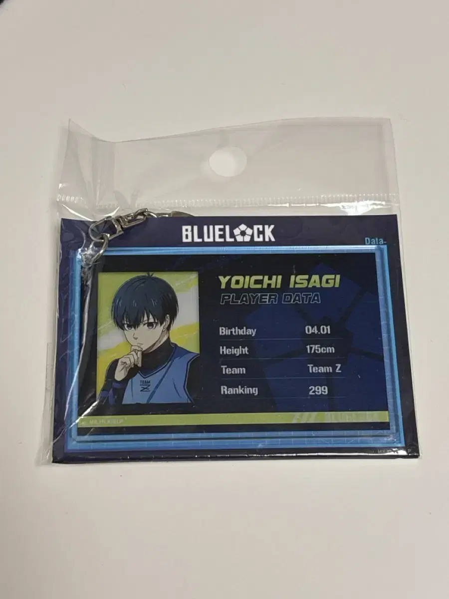 BLUELOCK Isagi Yoichi Profile kard Keychain Goods