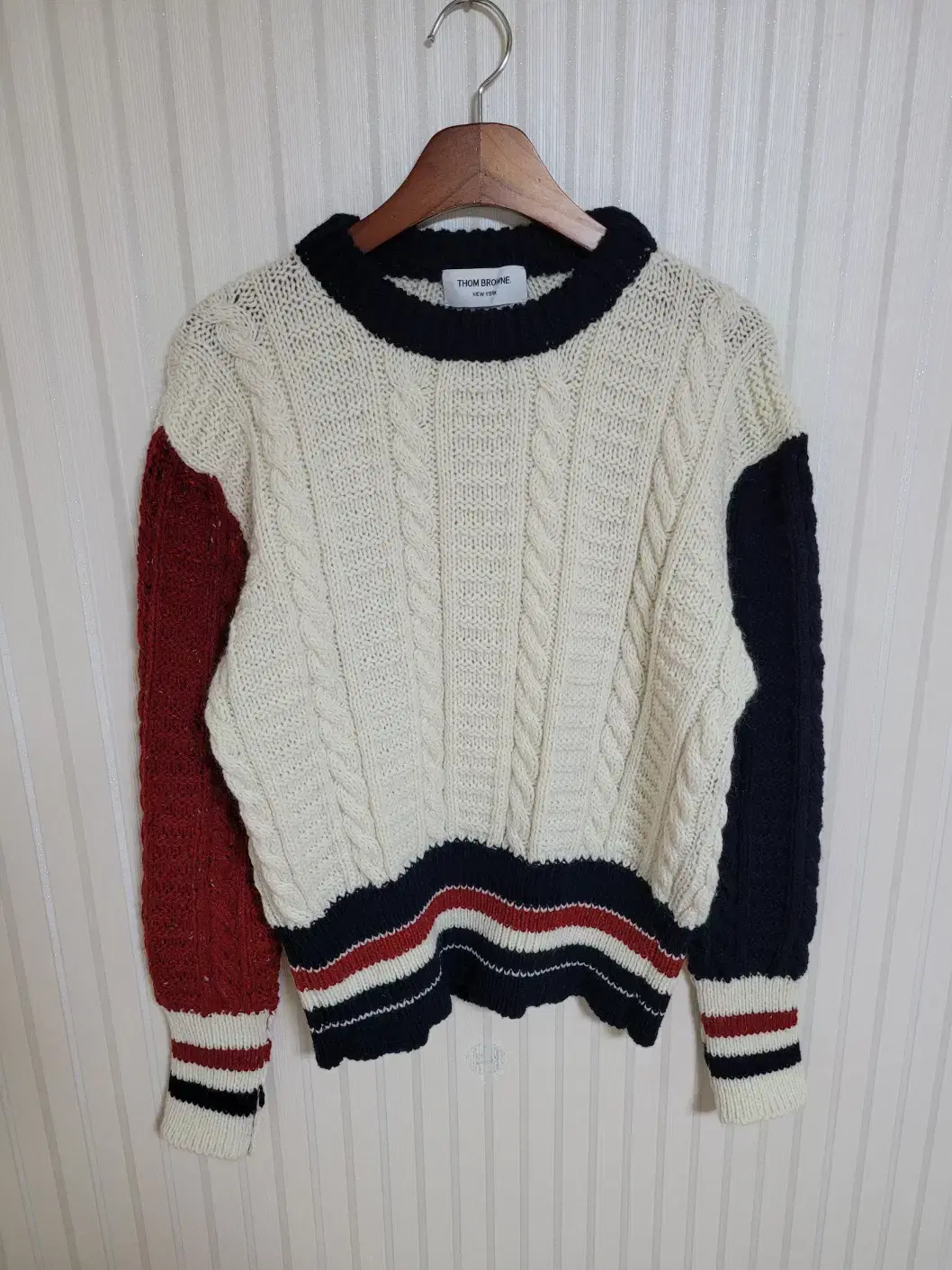 Thom Browne Funmix Tweed Wool Knit 4 MKA369F Y1502 960