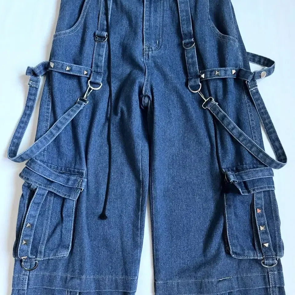 パンツ archive gimmick bondage pants y2k Archive Bondage Strap Cargo Pants Y2K