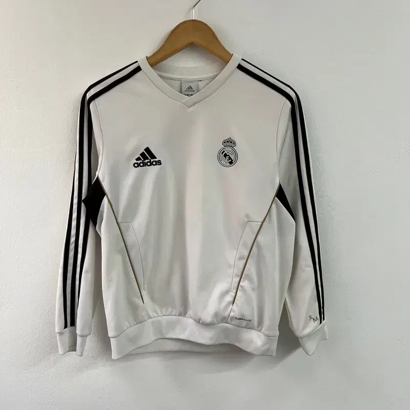 [L] Adidas Real Madrid Man to Man Light Gray