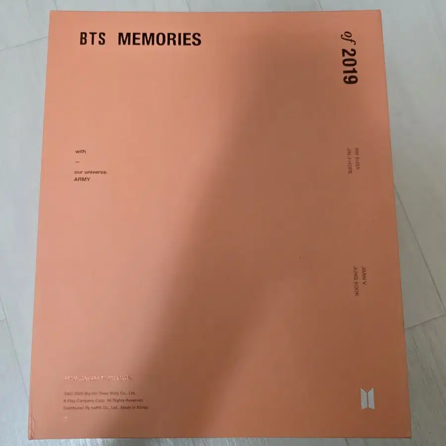 방탄소년단 bts 2019 메모리즈 디비디 dvd 판매