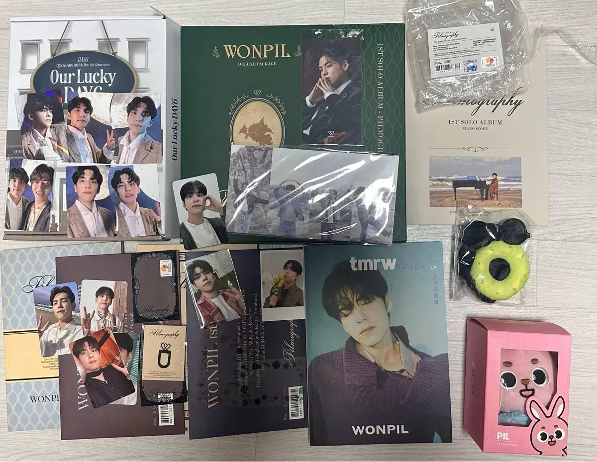 day 6 원필 필모그래피 limited album photocard 22필끼 denimals beach darling