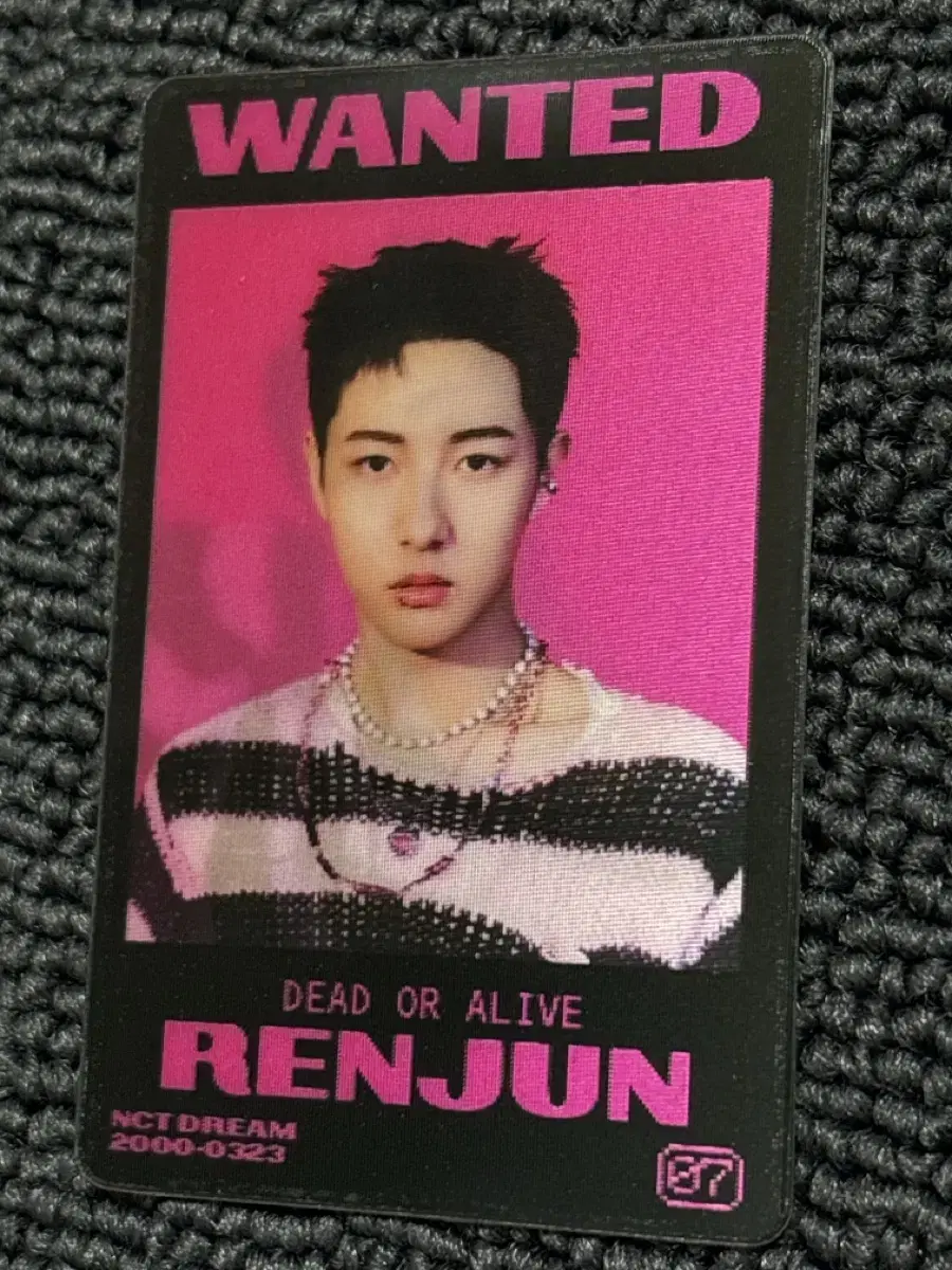 nct renjun glitchmode lenticular