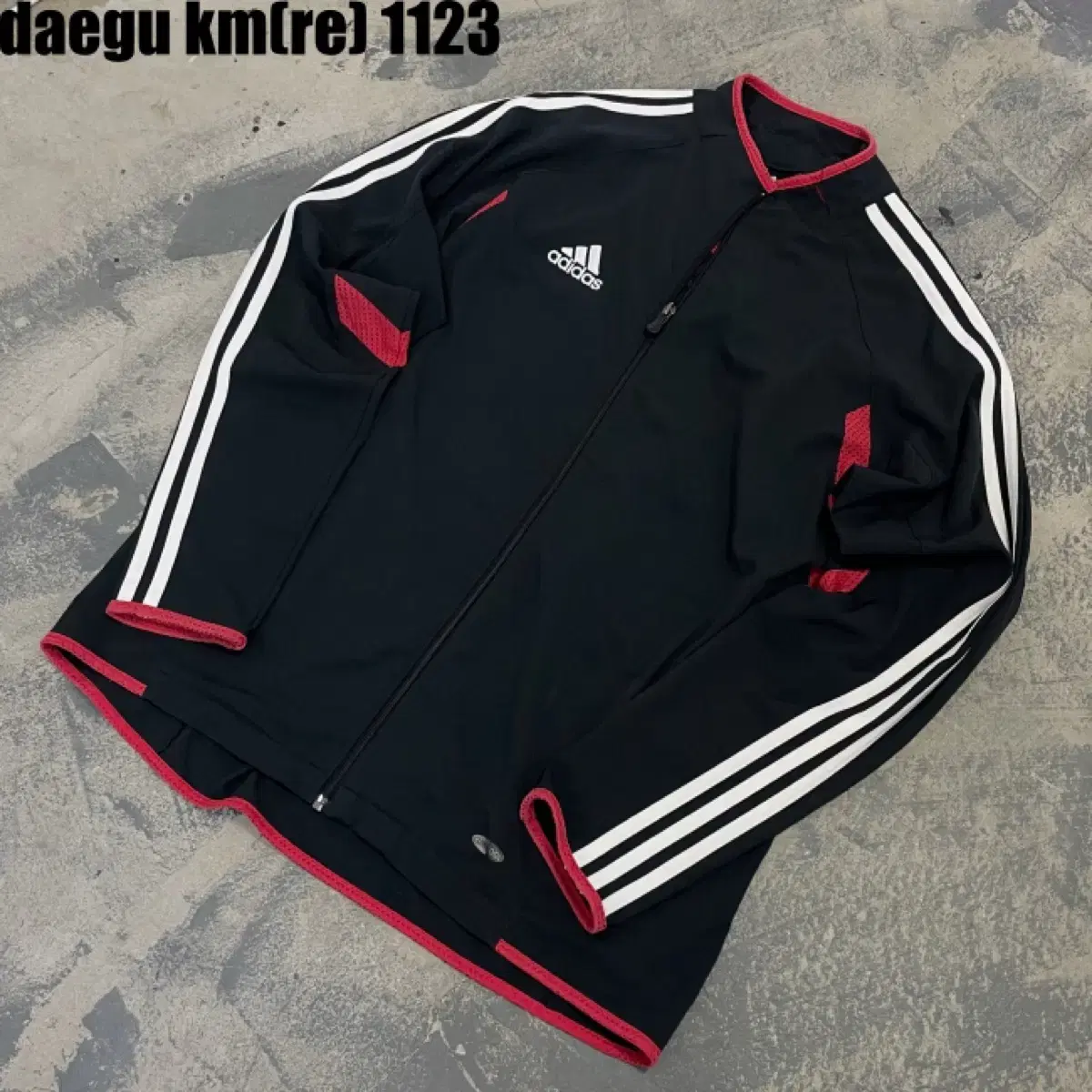 100% Adidas training top with zip-up jacket