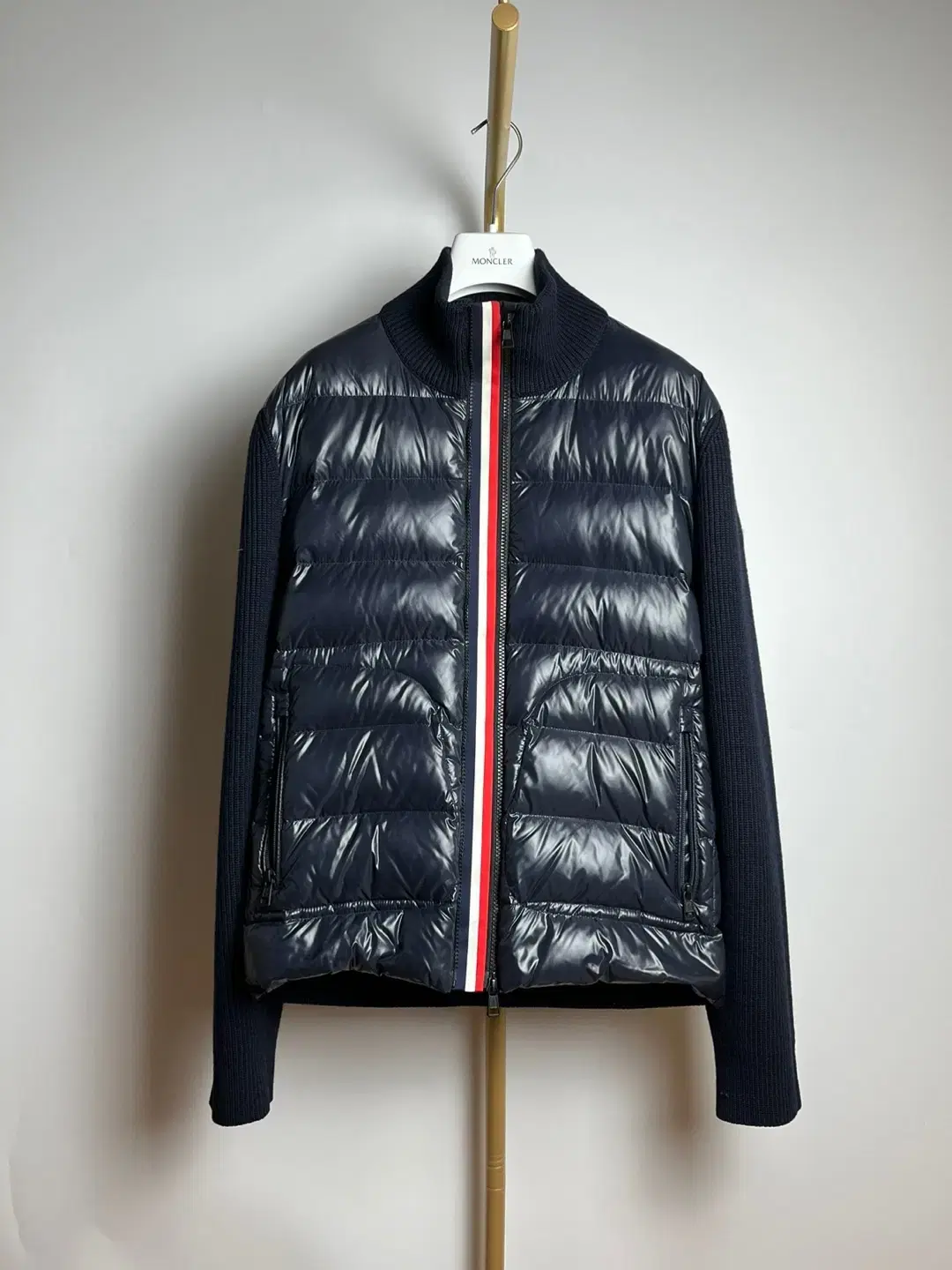 { Department Store Edition } Moncler Waffen Patch Triple-Lined Double-Zip Knit Padding