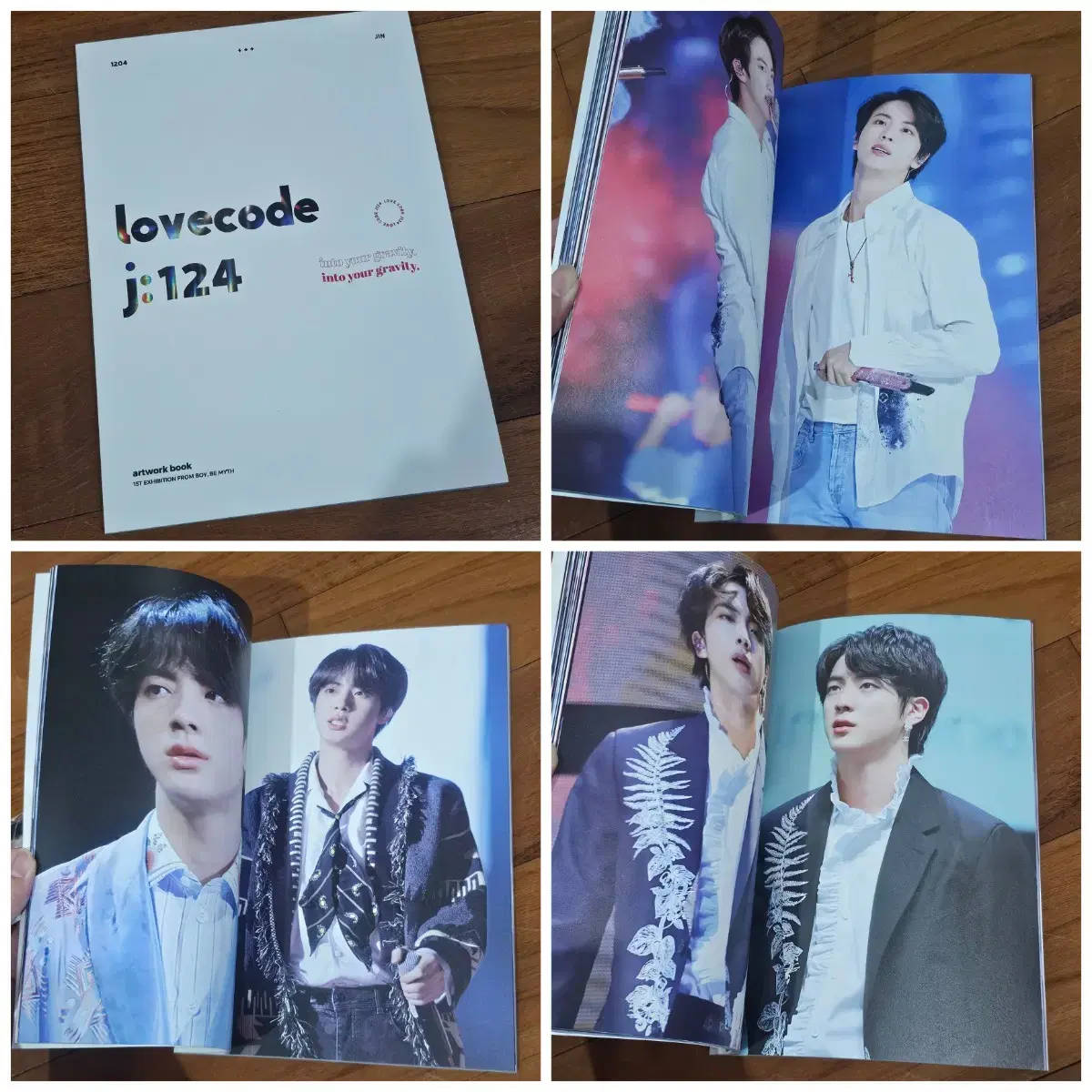 bts bangtan love code jin seokjin exhibition photobook bts jin