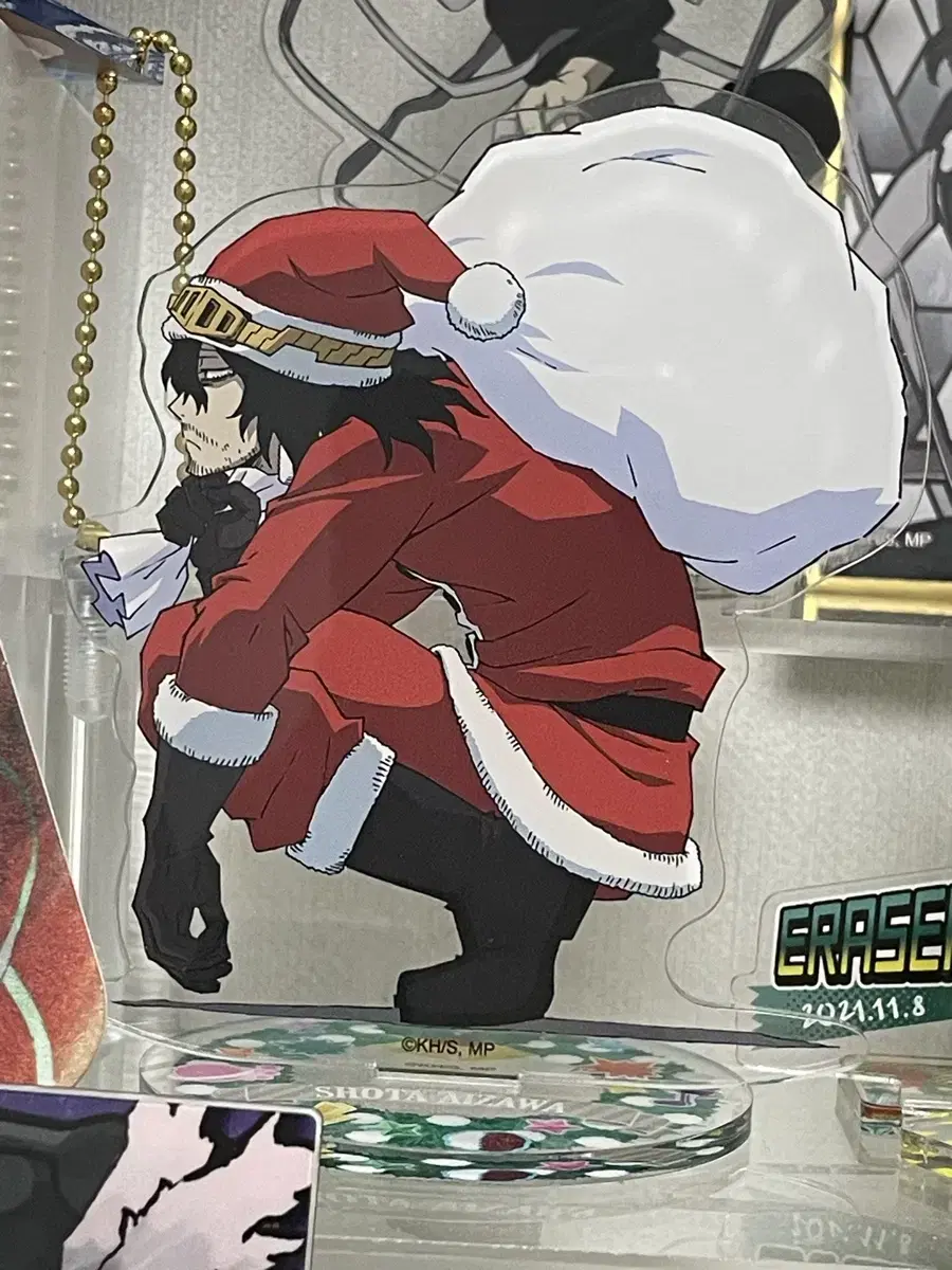 Hiroaka Nahia Aizawa Shota Acrylic Stand Christmas Santa