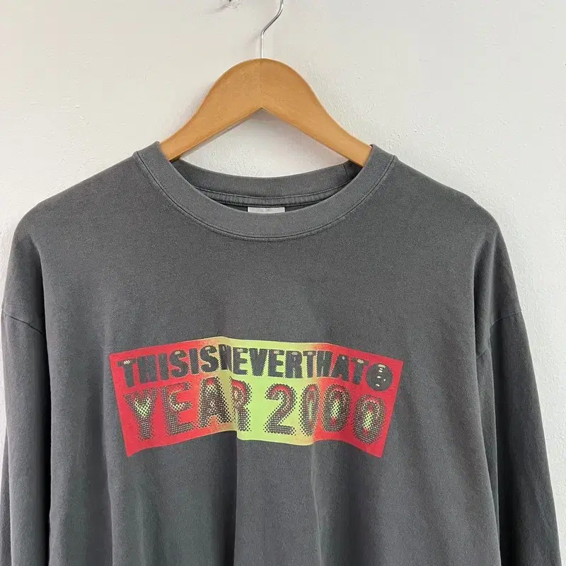 [XL] Disize Never Again Long Sleeve Tee Gray