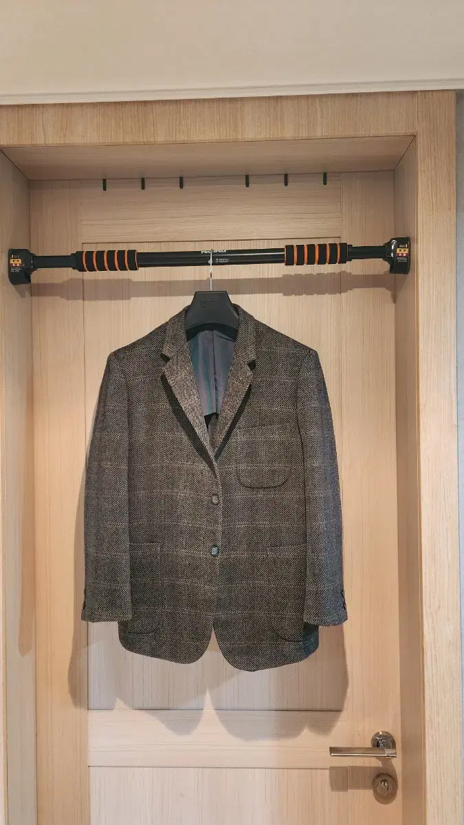 Brown/Black Herringbone Wool Jacket M