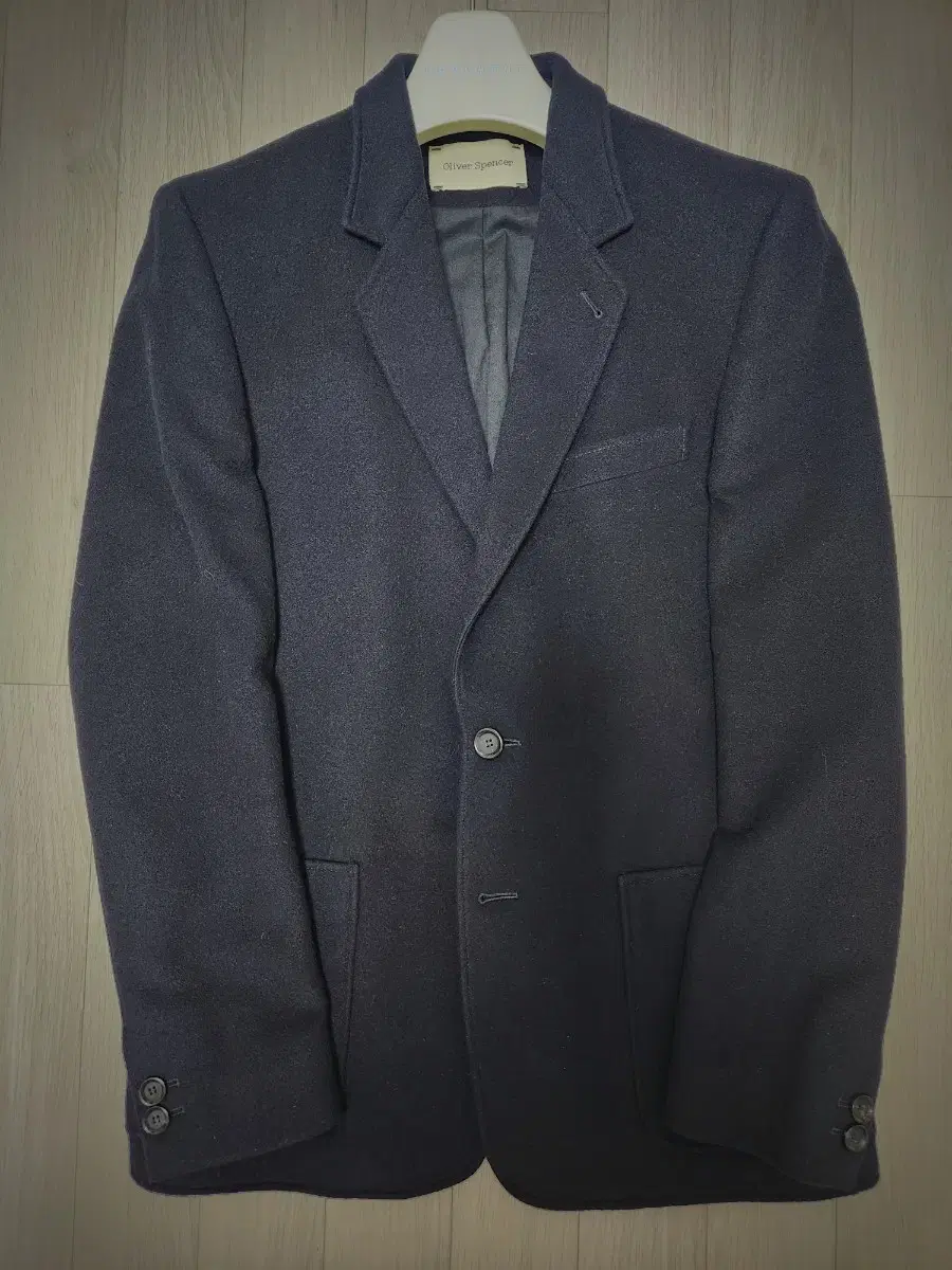 Oliver Spencer Wool Jacket (Dark Navy, 100)