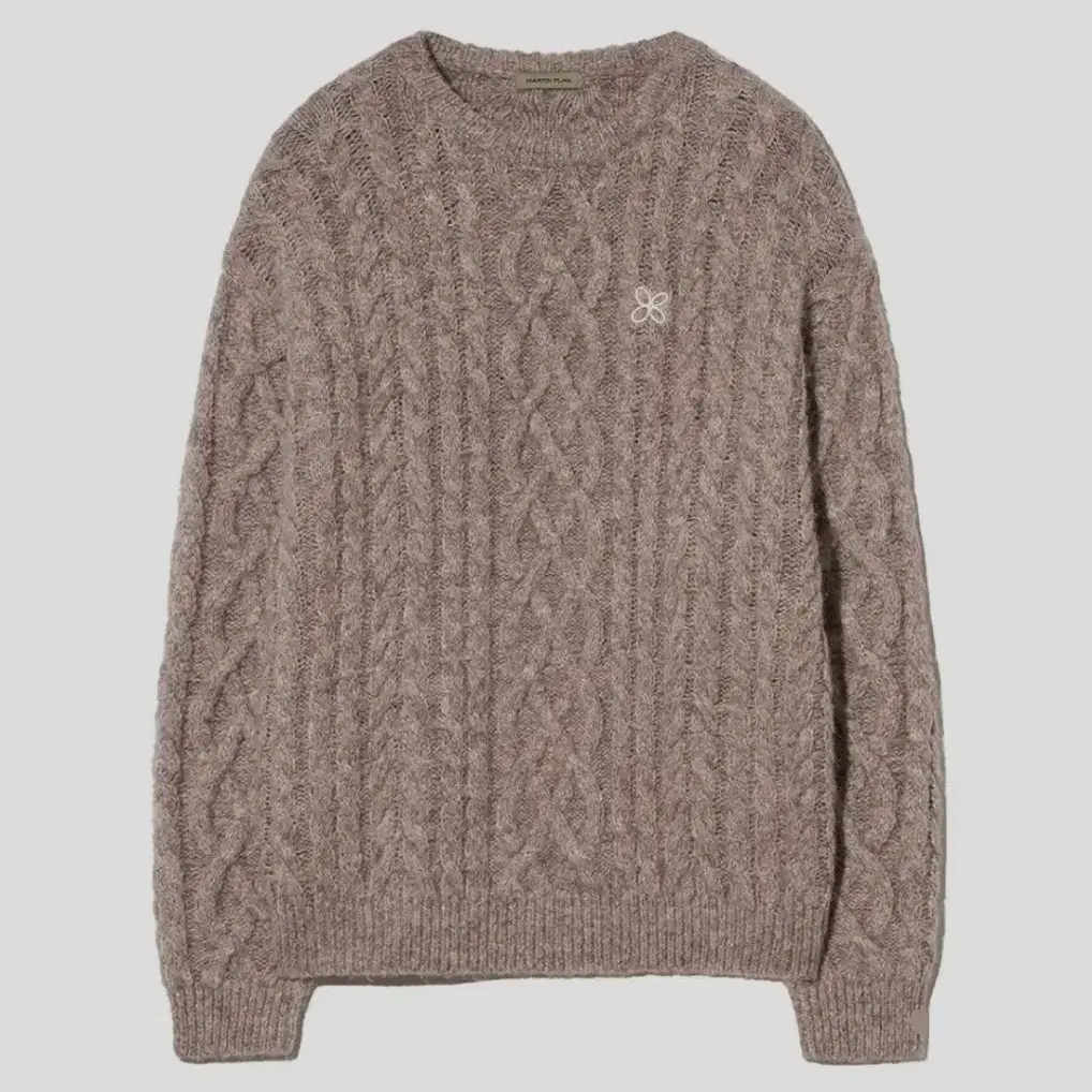 마틴플랜 Martin Symbol Cable Crewneck Knit