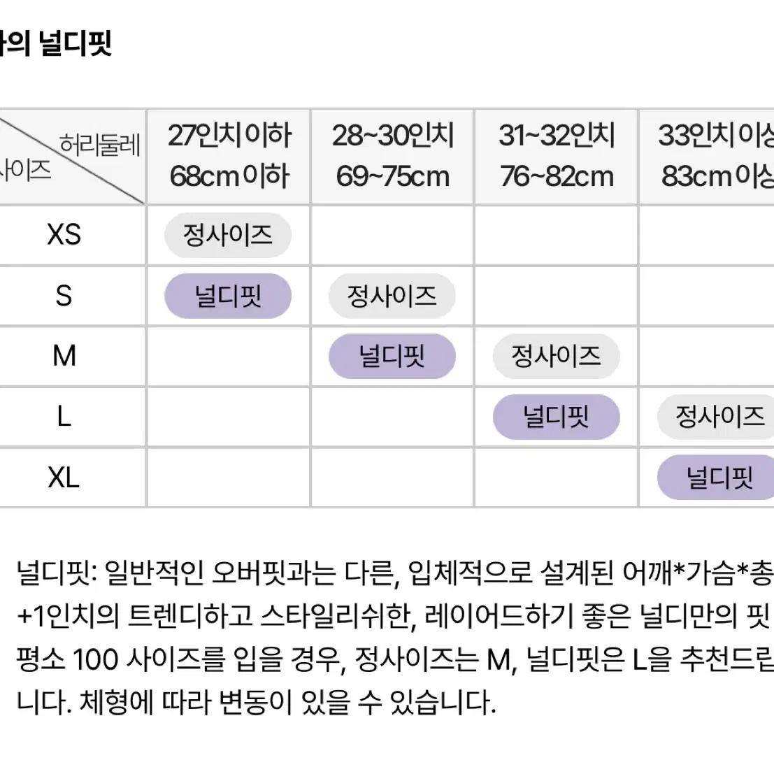 엔와이 트랙 팬츠 스카이블루 (L) 사이즈표 확인 필수