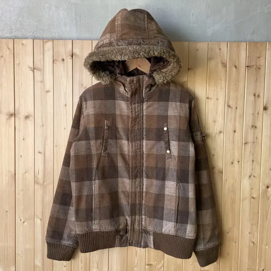 울리치 브라운 체크 자켓 Woolrich Brown Check Jacke