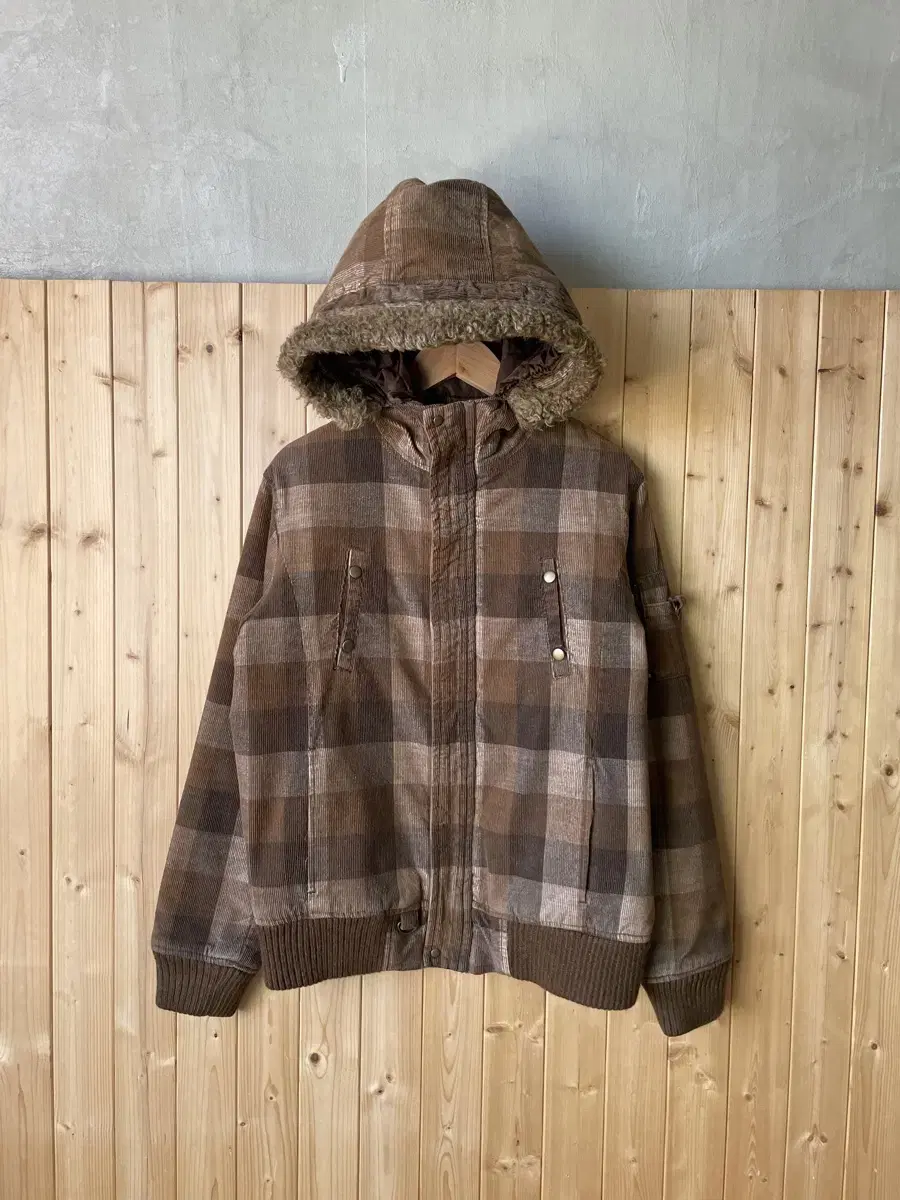 울리치 브라운 체크 자켓 Woolrich Brown Check Jacke