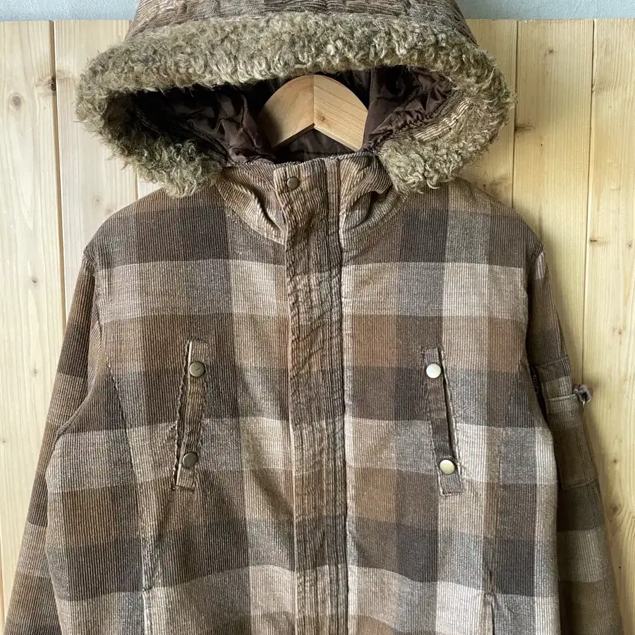 울리치 브라운 체크 자켓 Woolrich Brown Check Jacke