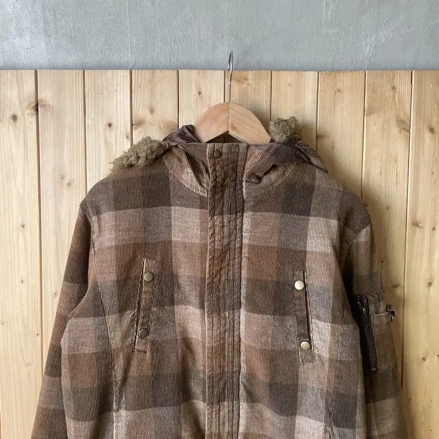 울리치 브라운 체크 자켓 Woolrich Brown Check Jacke